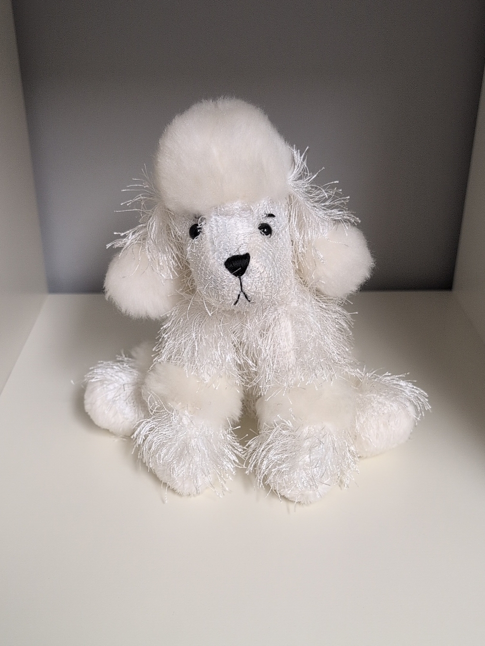 💜2/$20💜 Webkinz White Poodle GANZ Y2K Vintage Collectible Plush, No Code